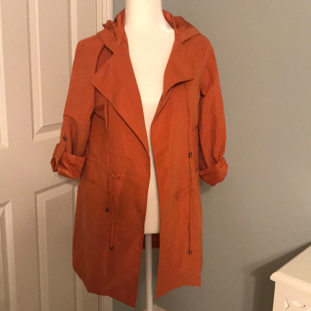 Love tree light drawstring jacket